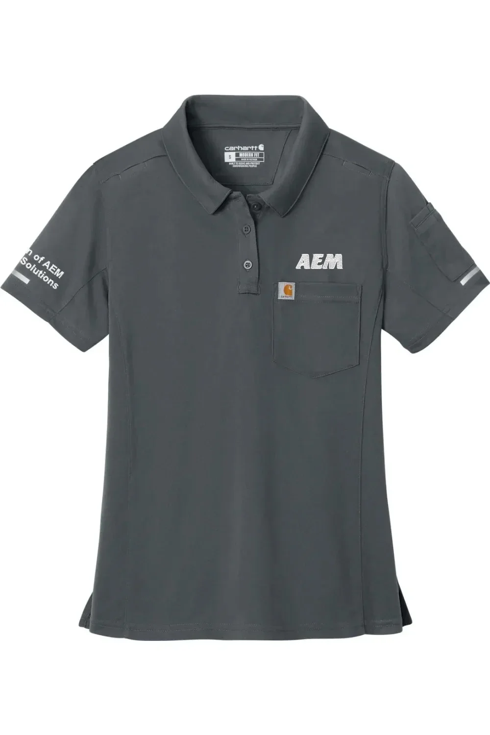 Alternative view of Women's Carhartt FLD & RSCU Polo | AEM
