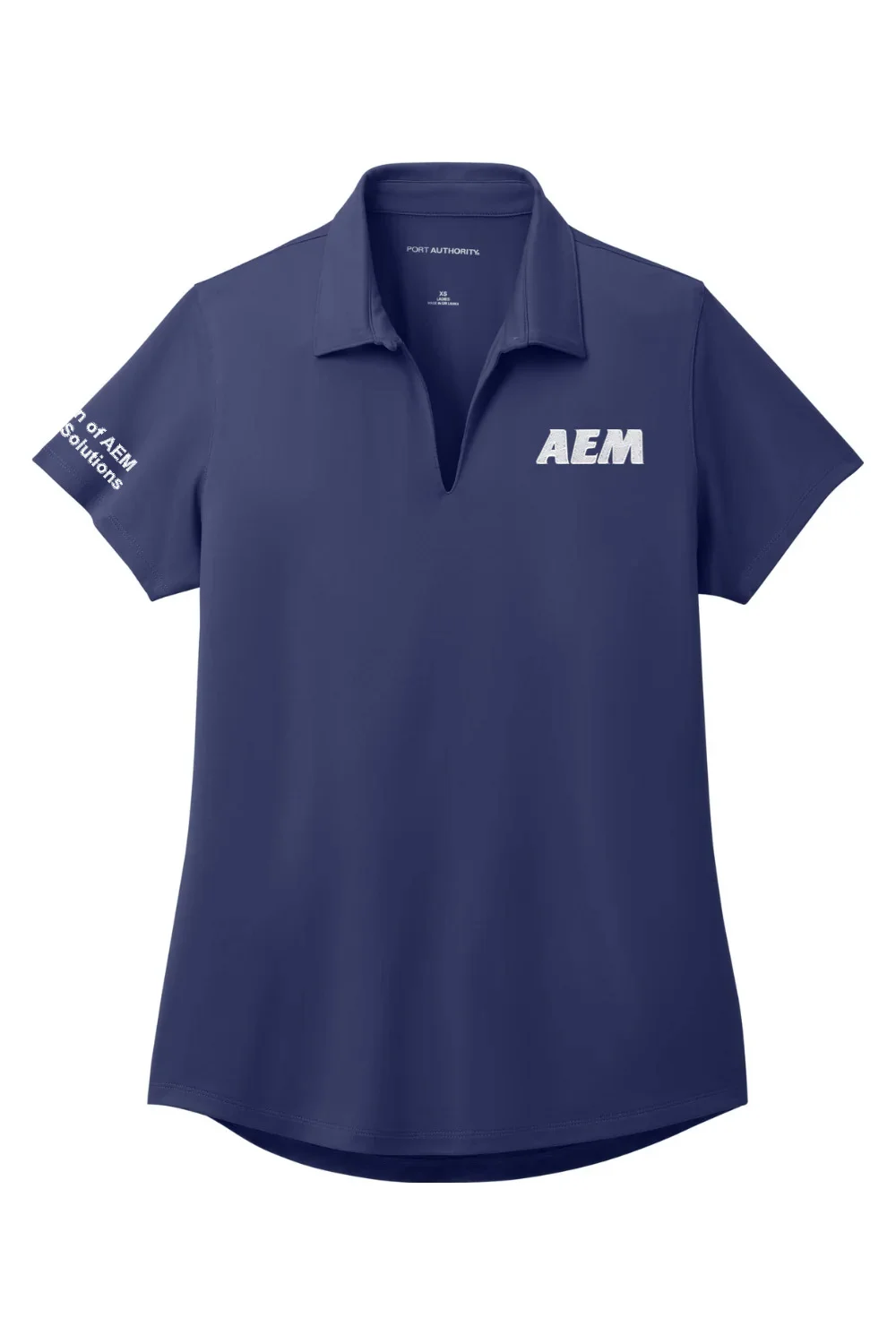 Women's Stretch Flat Knit Polo | AEM