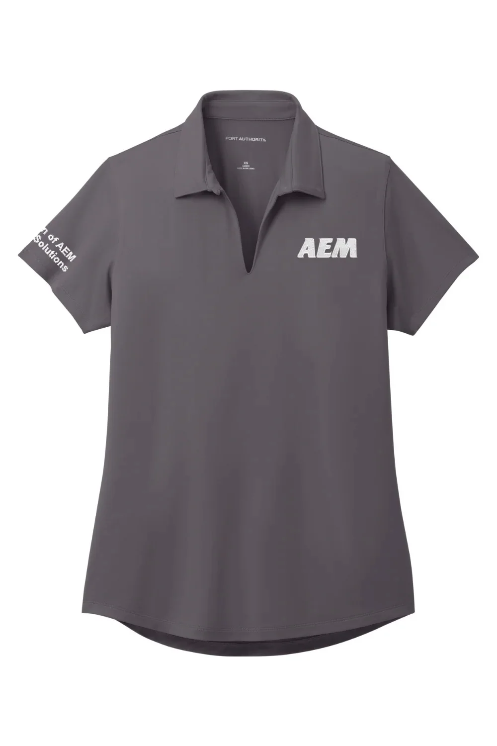 Women's Stretch Flat Knit Polo | AEM - Image 4