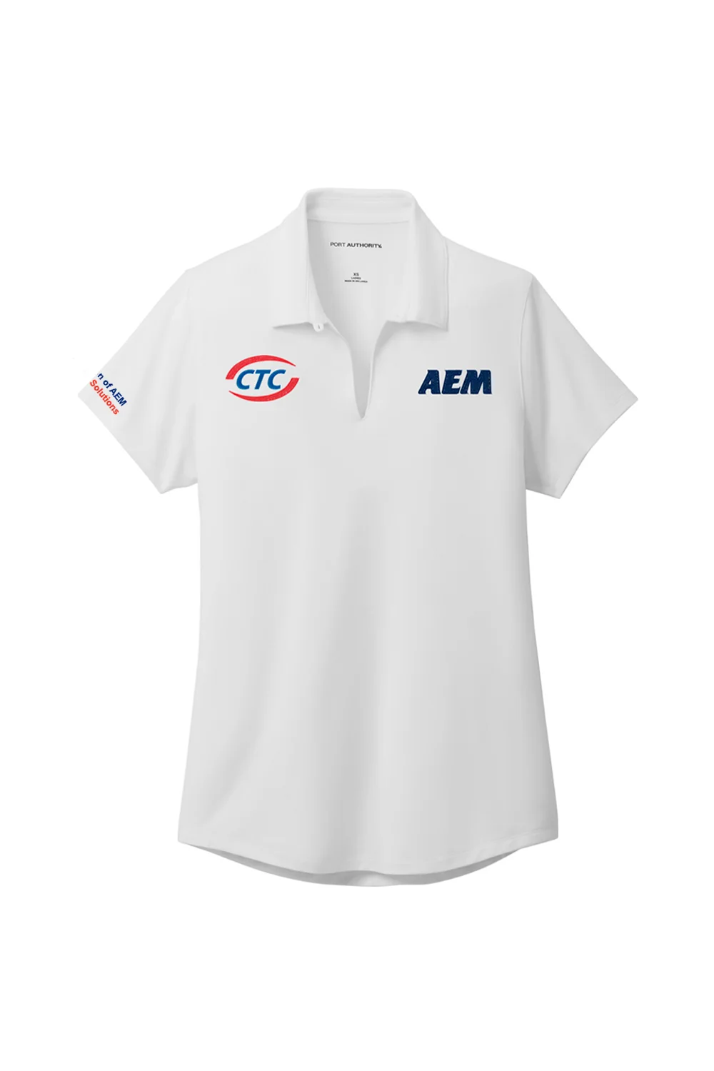 Alternative view of Women's Stretch Flat Knit Polo | AEM ~ CTC