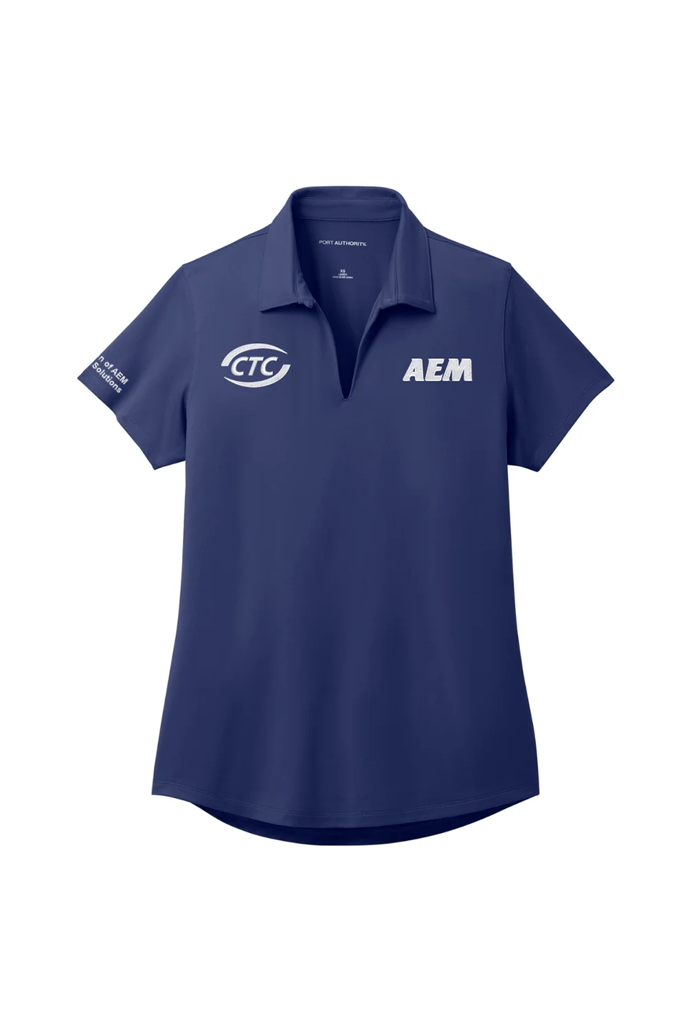 Women's Stretch Flat Knit Polo | AEM ~ CTC