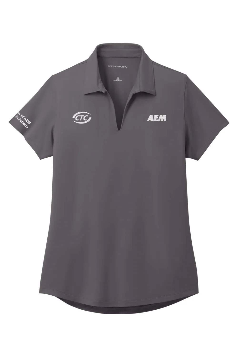 Alternative view of Women's Stretch Flat Knit Polo | AEM ~ CTC