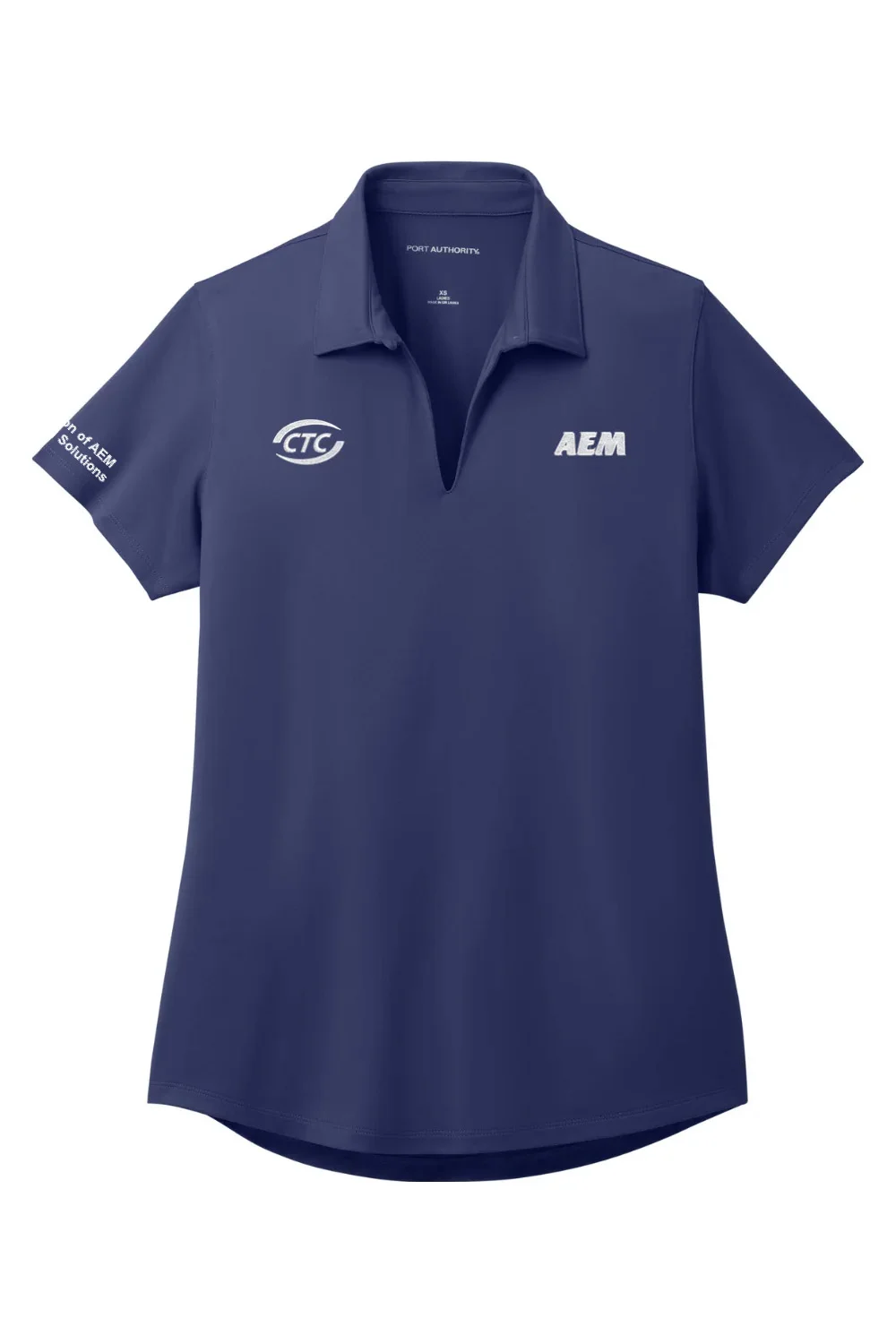 Women's Stretch Flat Knit Polo | AEM ~ CTC